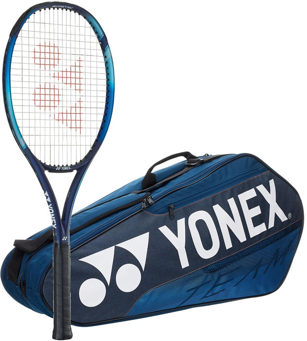 EZoneAce-BAG42126DB Yonex EZone Ace 7th Gen Tennis Racquet + 6pk Bag (Deep Blue)