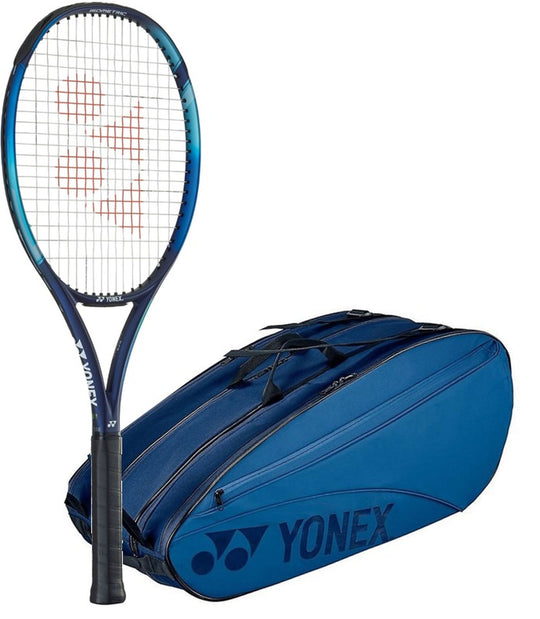 EZoneAce-BAG42326SB Yonex EZone Ace 7th Gen Tennis Racquet + 6pk Bag (Sky Blue)