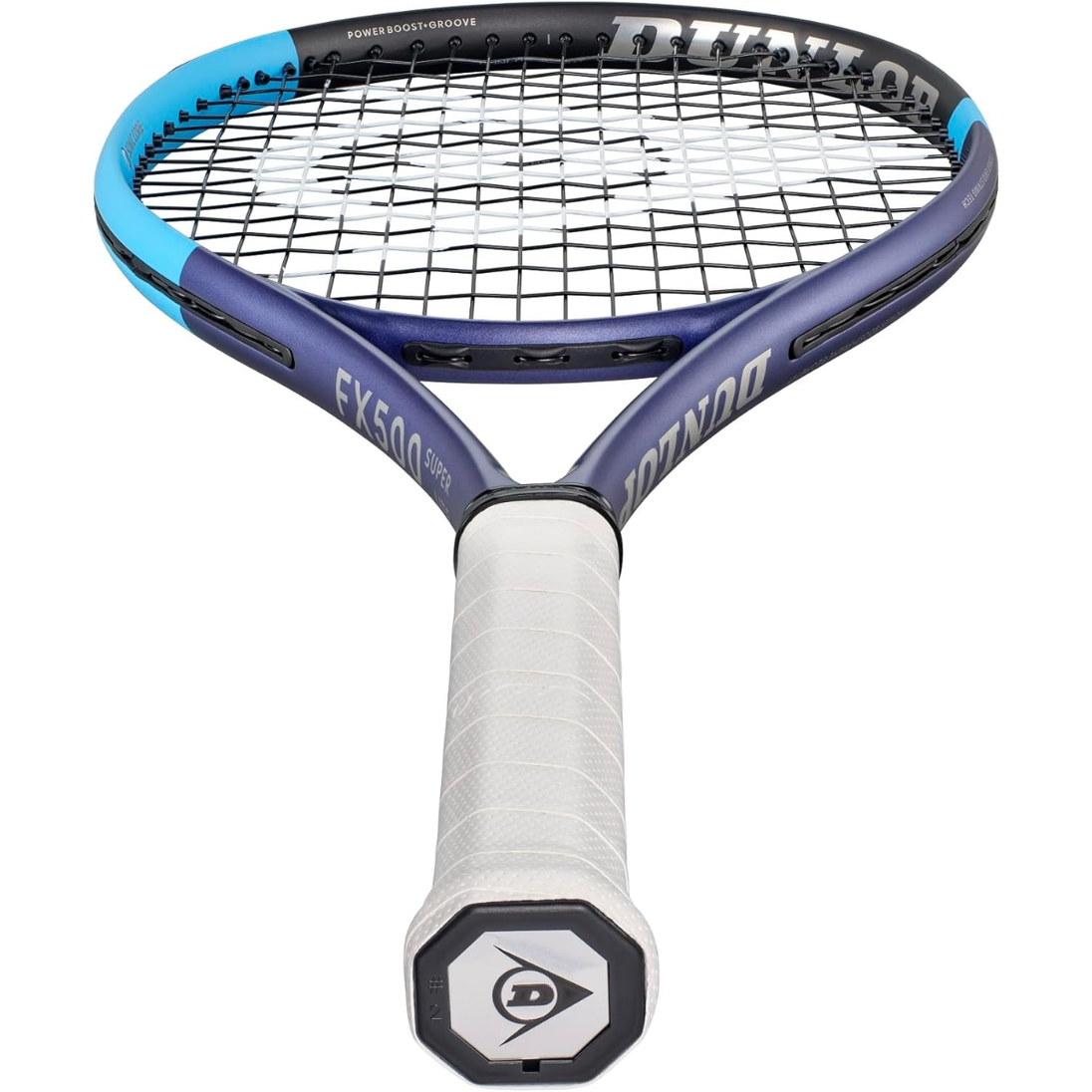 Super Wide Tennis Racket Dunlop FX500 Super Lite Tennis Racquet (Blue/Black)