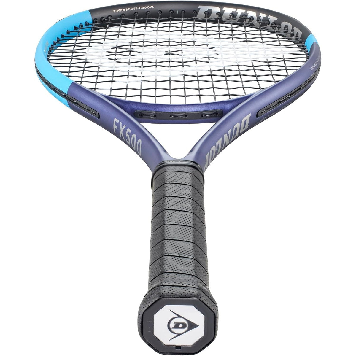 [美品]DUNLOP FX500 Dunlop FX500 Power Tennis Racquet (Blue/Purple)