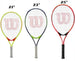 FedererJr-Closeout-WRZ601403-Balls Wilson Roger Federer Junior Tennis Racquet Bundled w a Black/White Advantage II Tennis Bag and 3 Tennis Balls b