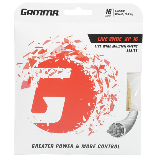 GLWX Gamma Live Wire XP 16g Tennis String (Set)
