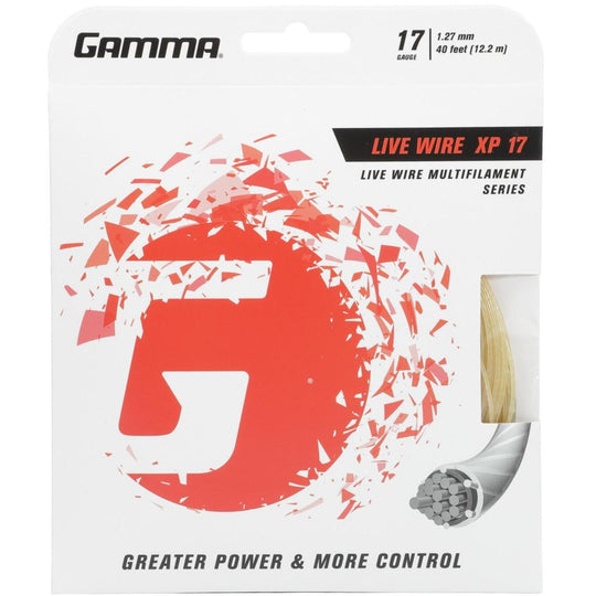 GLWX7 Gamma Live Wire XP 17g Tennis String (Set)