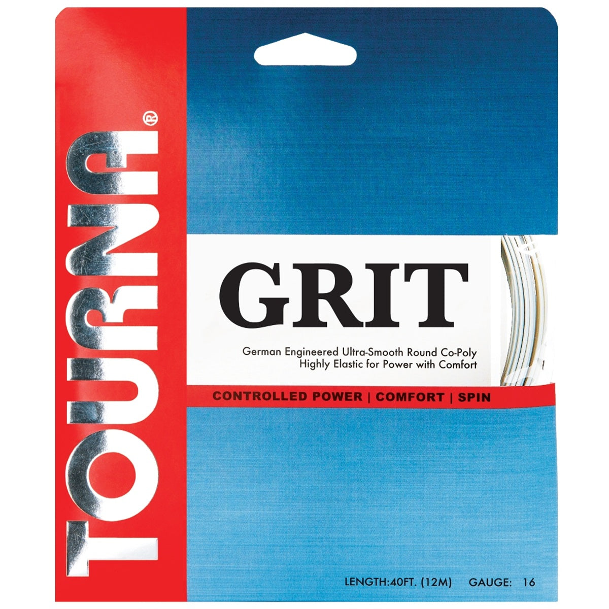GRIT-17-S Tourna Grit 17g Tennis String (Set)