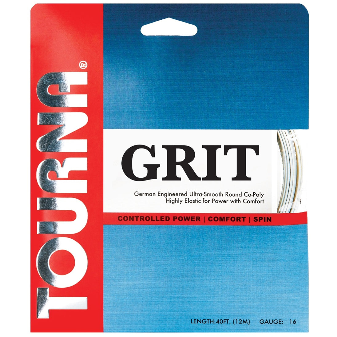 GRIT-18-S Tourna Grit 18g Tennis String (Set)
