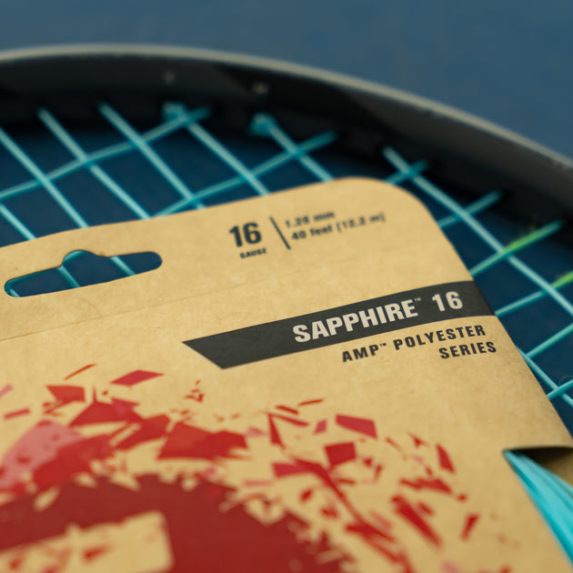 GSAPH-16 Gamma AMP Sapphire 16g Tennis String (Set)