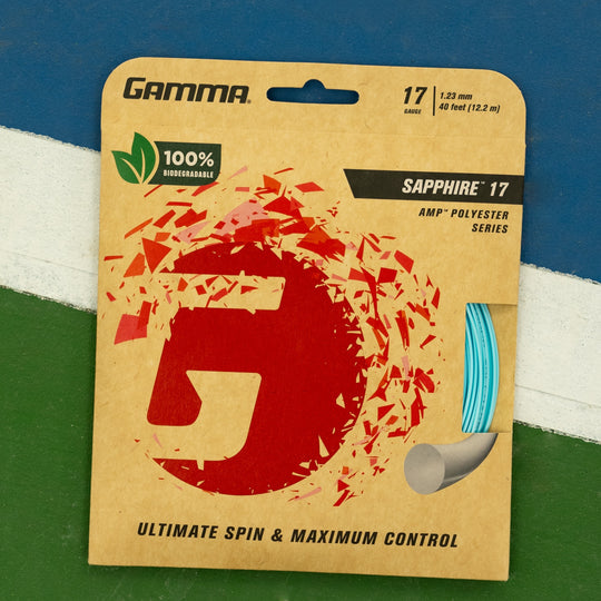 GSAPH-17 Gamma AMP Sapphire 17g Tennis String (Set)