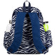 GTBP265 Ame & Lulu Game On Tennis Backpack (Navy Tiger Stripe) - Back