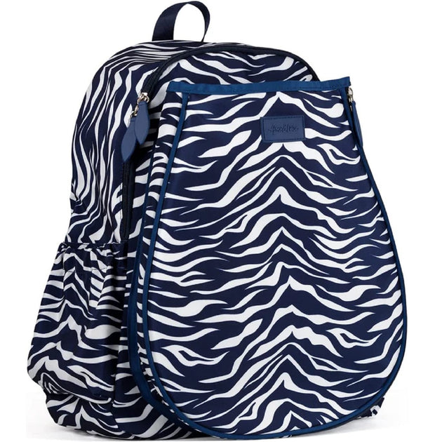 GTBP265 Ame & Lulu Game On Tennis Backpack (Navy Tiger Stripe) - Side