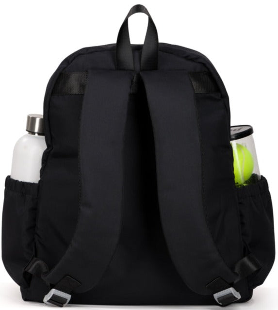 GTBP291 Ame & Lulu Game On Tennis Backpack (Black/Coral)