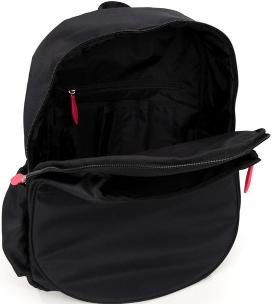 GTBP291 Ame & Lulu Game On Tennis Backpack (Black/Coral)