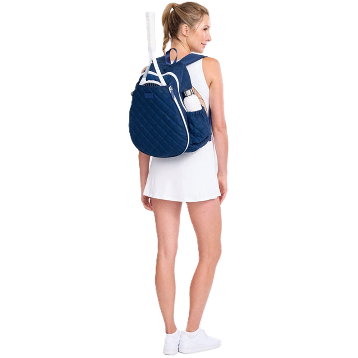 GTBP324 Ame & Lulu Game On Tennis Backpack (Navy/White)
