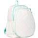 GTBP338 Ame & Lulu Game On Tennis Backpack (White/Light Blue)