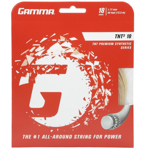 GTNT8 Gamma TNT2 18g Tennis String (Set)