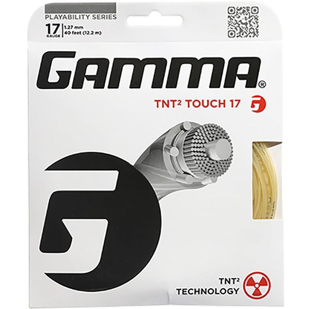 GTTCH11 Gamma TNT2 Touch 17g Tennis String (Set)