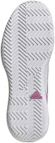 GV9519 Adidas Men's Defiant Speed Tennis Shoes (Crystal White/Silver Metallic/Carbon)