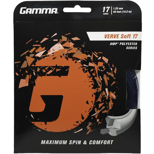Gamma AMP Verve Soft 17g Blue Tennis String (Set)