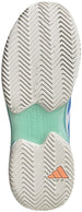 GY4002 Adidas Men's CourtJam Control Tennis Shoes (Mint Ton/Pulse Blue/White)
