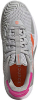 GY7002 Adidas Women's SoleMatch Control Tennis Shoes (Grey Two/Solar Orange/Team Shock Pink)