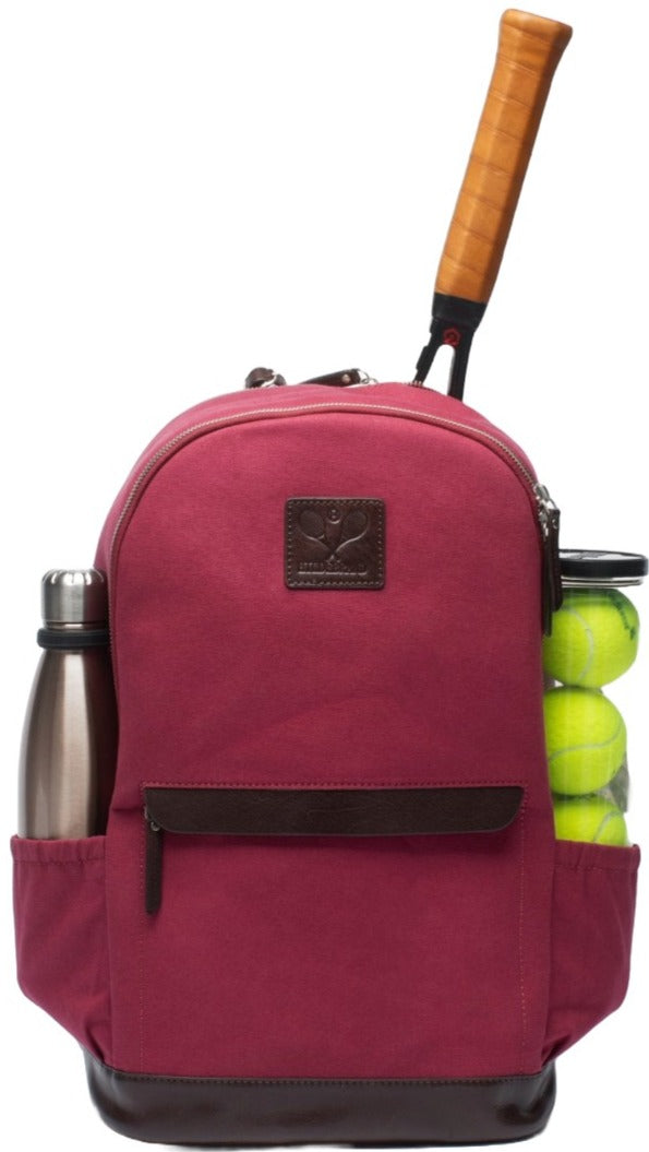 H-TBPBUR Hildebrand Tennis Backpack (Burgundy)
