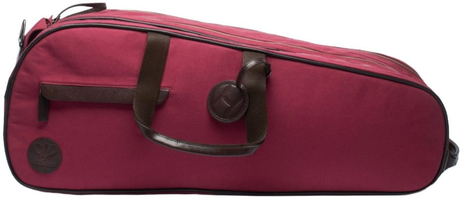H-TRBBUR Hildebrand Tennis Racquet Bag (Burgundy)