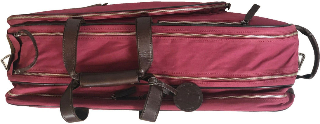 H-TRBBUR Hildebrand Tennis Racquet Bag (Burgundy)