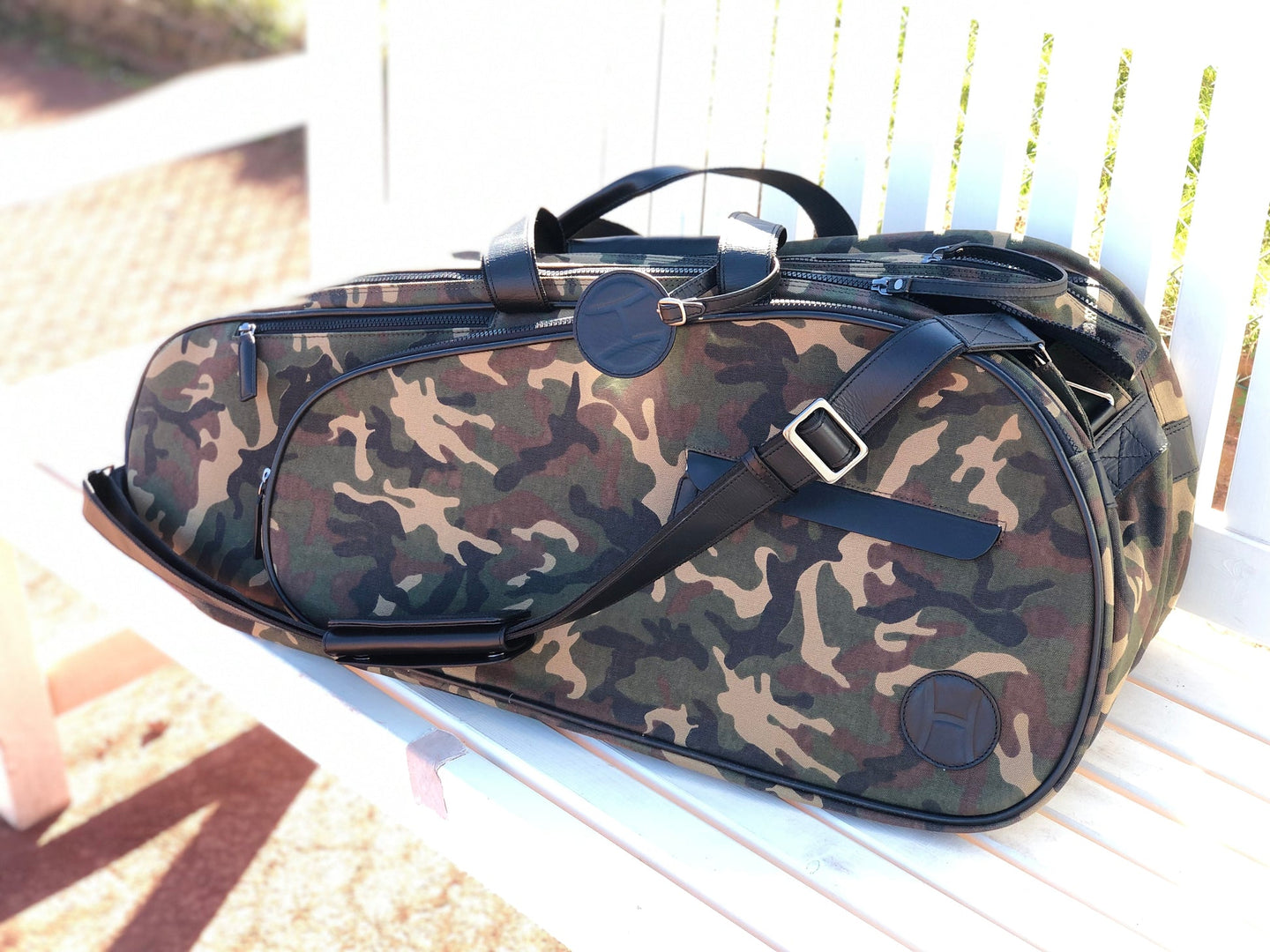 H-TRBCM Hildebrand Tennis Racquet Bag (Camouflage)