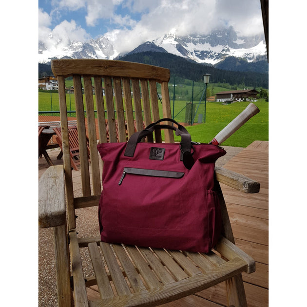  H-TTBBUR Hildebrand Tennis Tote Bag (Burgundy)