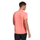HF1811 Adidas Men's Club Henley Tennis Polo (Acid Red)