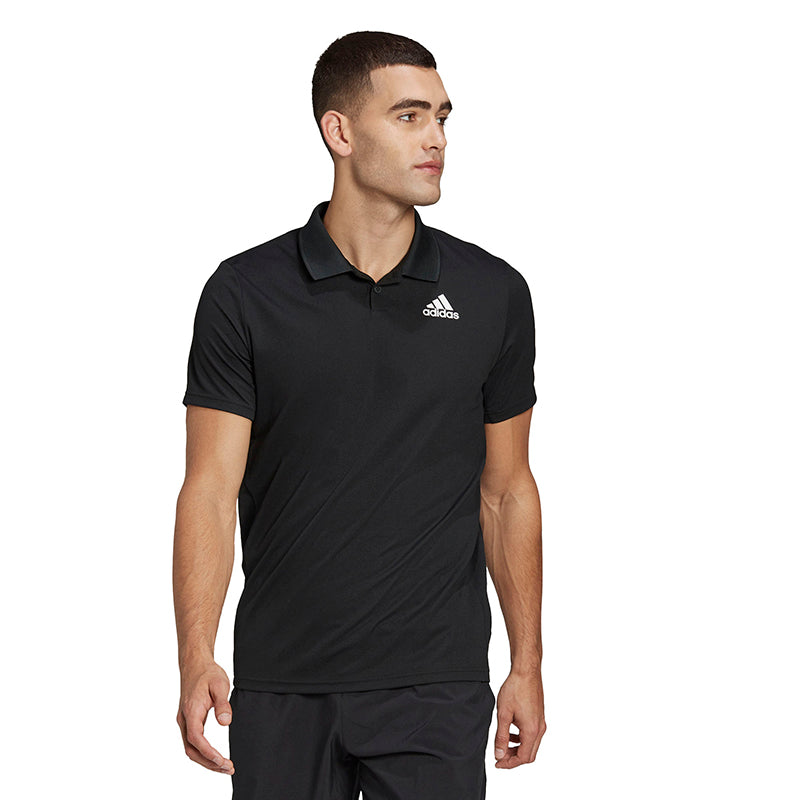 HF1816 Adidas Men's Club Pique Tennis Polo (Black)