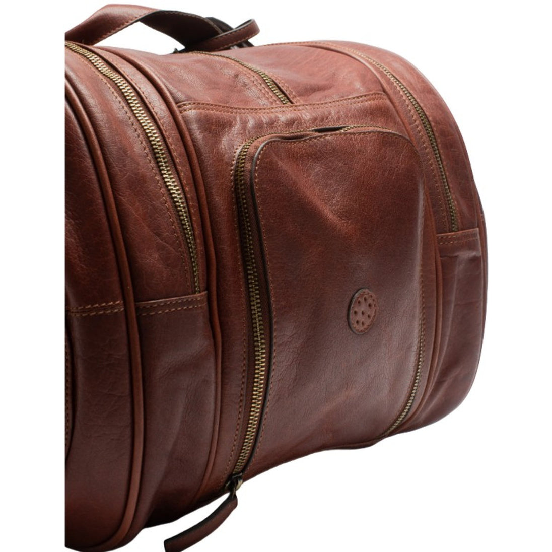 HIL09PAD Hildebrand Leather Padel Bag (Cognac)