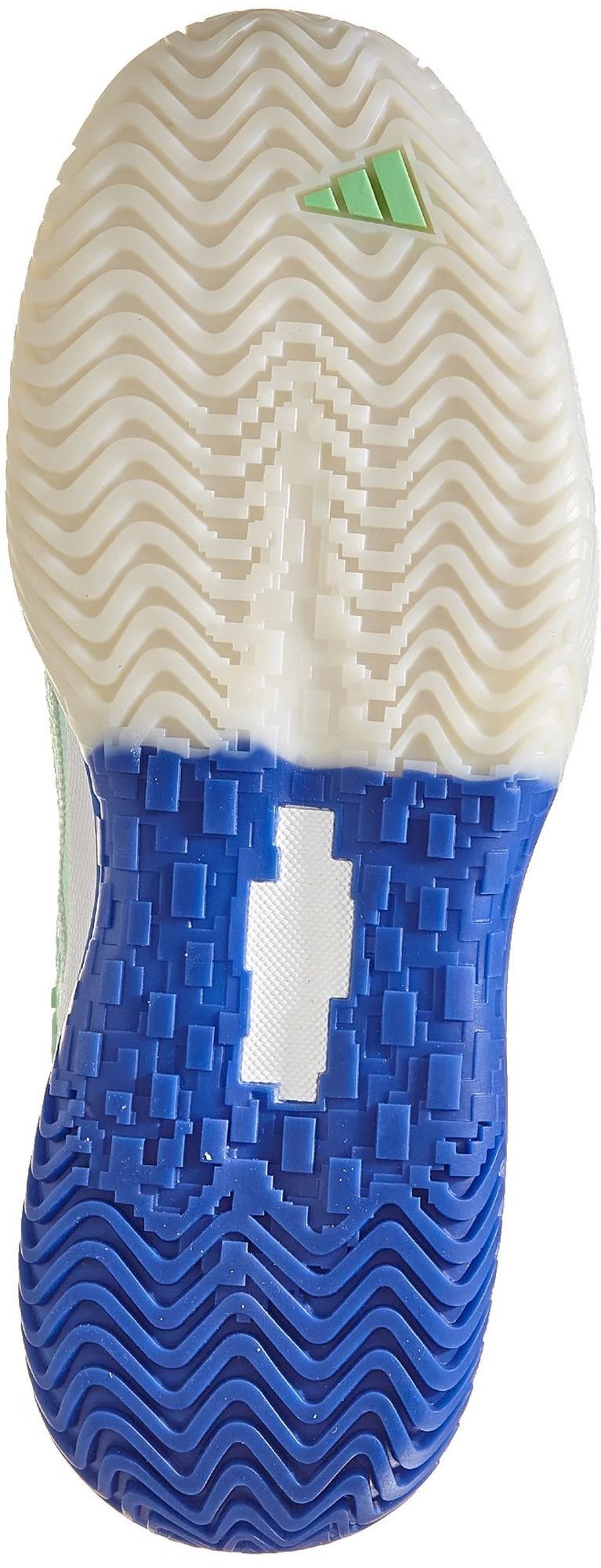HQ8443 Adidas Women's SoleMatch Control Tennis Shoes (Pulse Mint/Silver Metallic/Lucid Blue)
