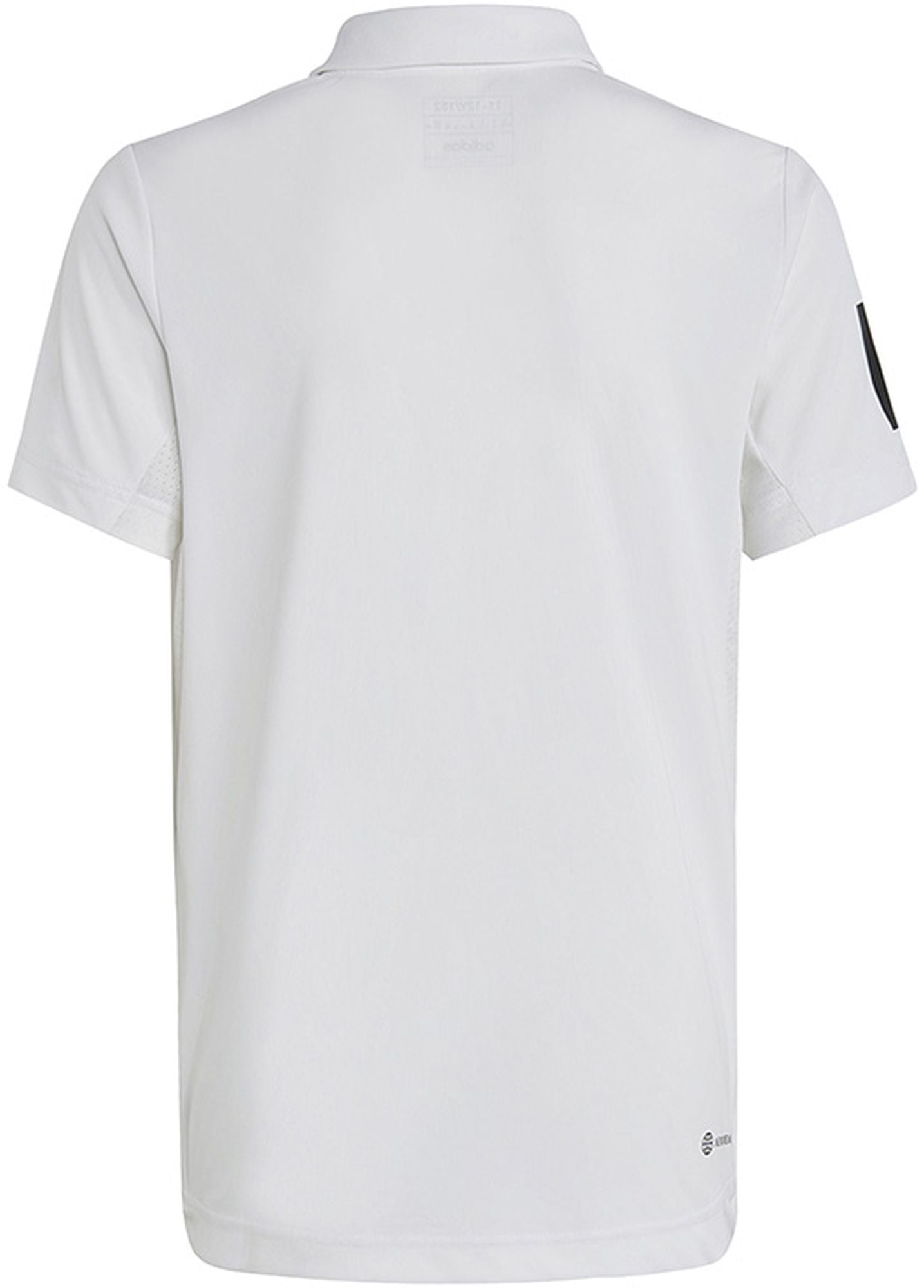 HR4220 Adidas Boys Club 3-Stripes Tennis Polo (White)