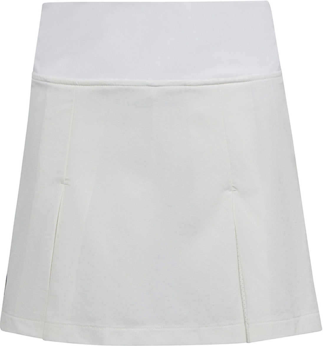 HS0542 Adidas Girls Club Pleated Tennis Skirt (White)