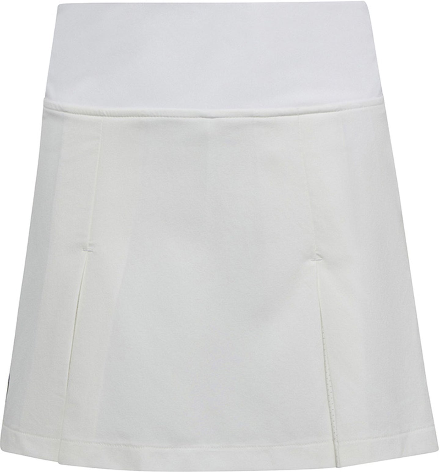 HS0542 Adidas Girls Club Pleated Tennis Skirt (White)