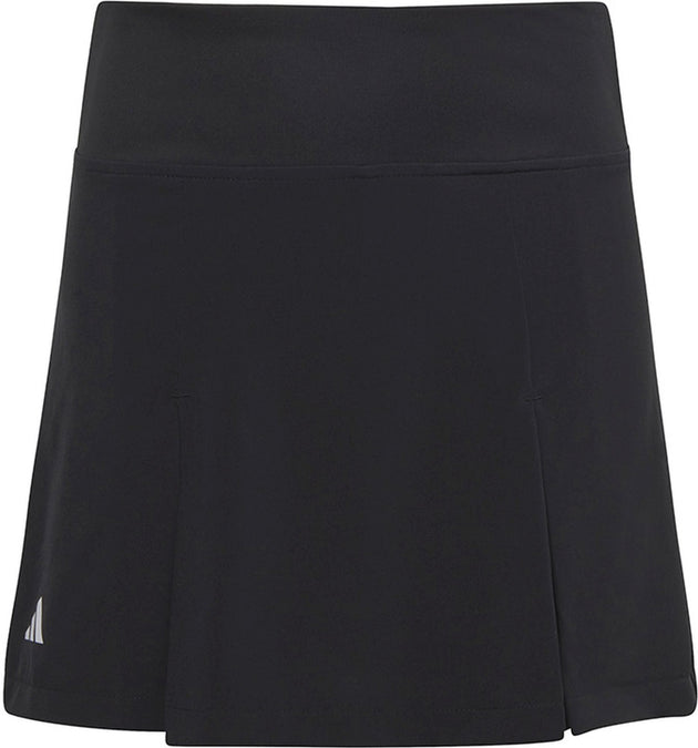 HS0543 Adidas Girls Club Pleated Tennis Skirt (Black)