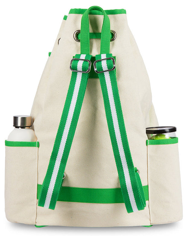 Ame & Lulu Hamptons Tennis Backpack (Limeade)