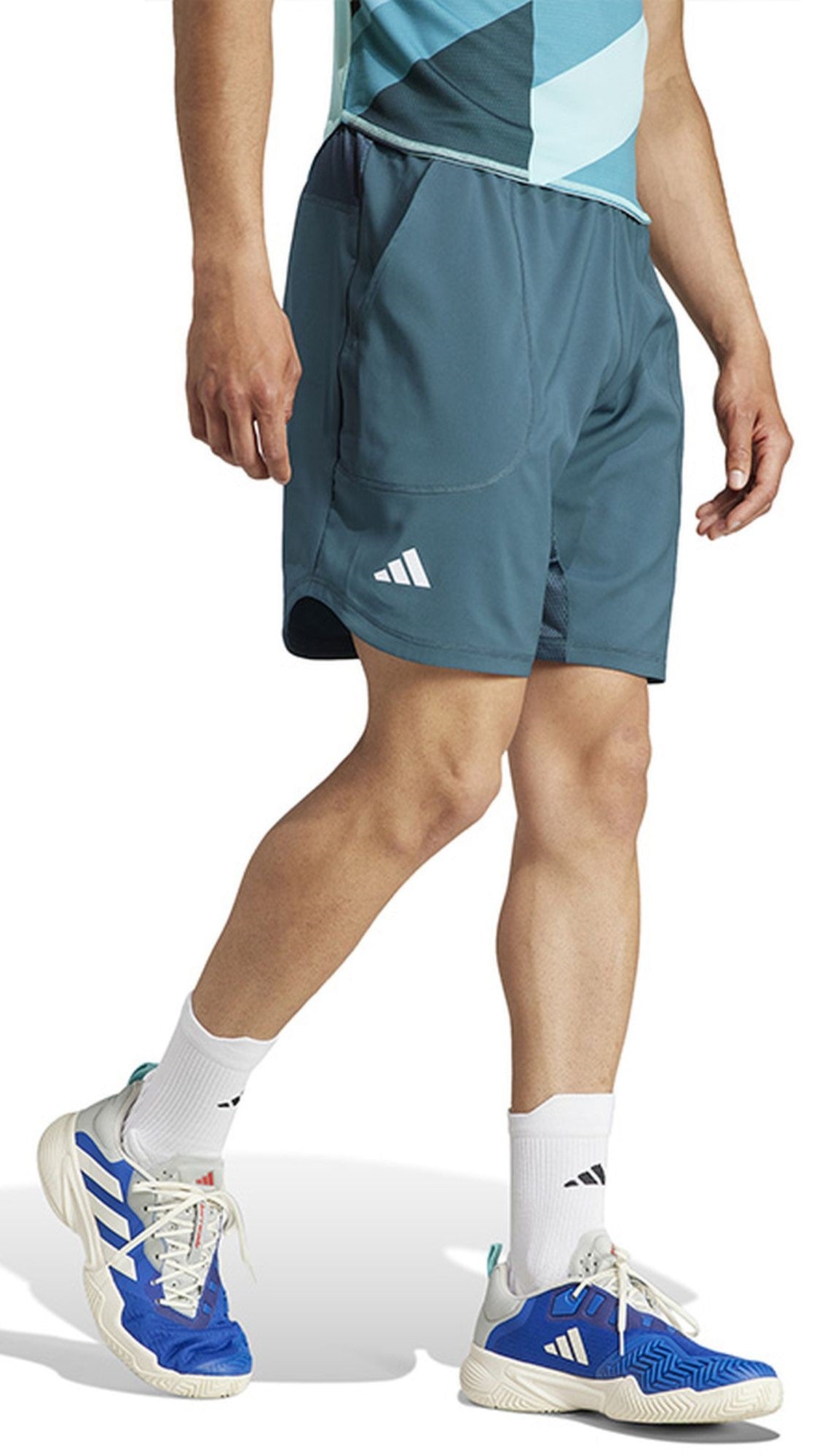 HY5869 Adidas Men’s AeroReady Pro Tennis Shorts 9 Inch (Arctic Night)