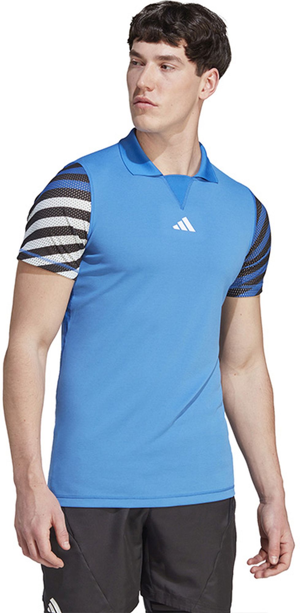 HY5872 Adidas Men's FreeLift Pro Tennis Polo (Bright Royal)