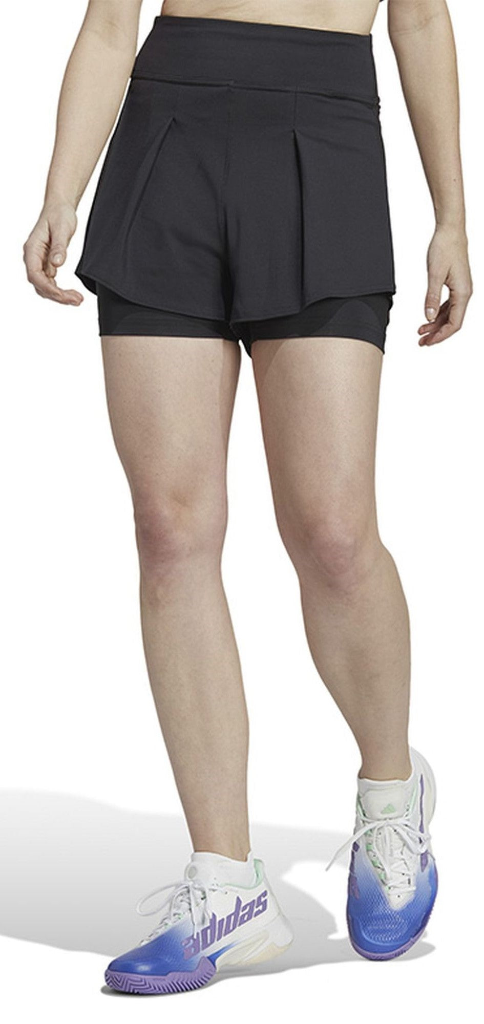HZ4298 Adidas Women's Tennis Match Short (Black)