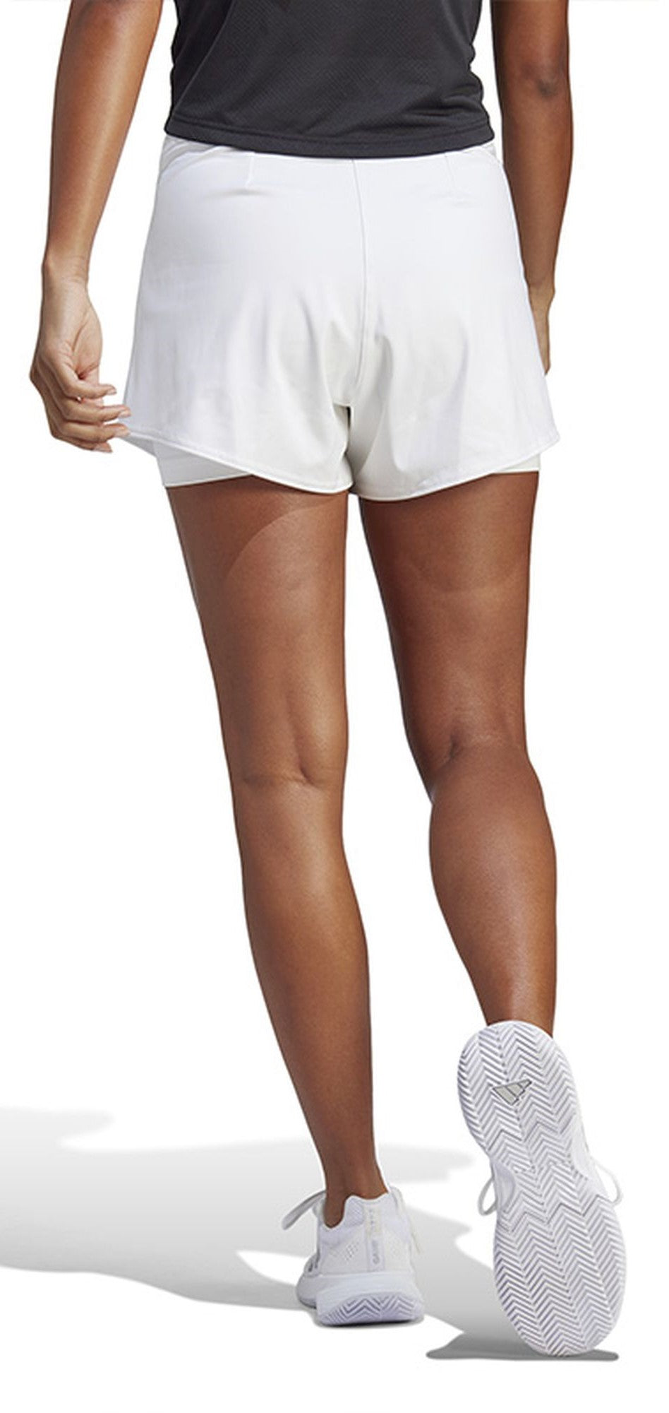 HZ4299 Adidas Women's Tennis Match Short (White)