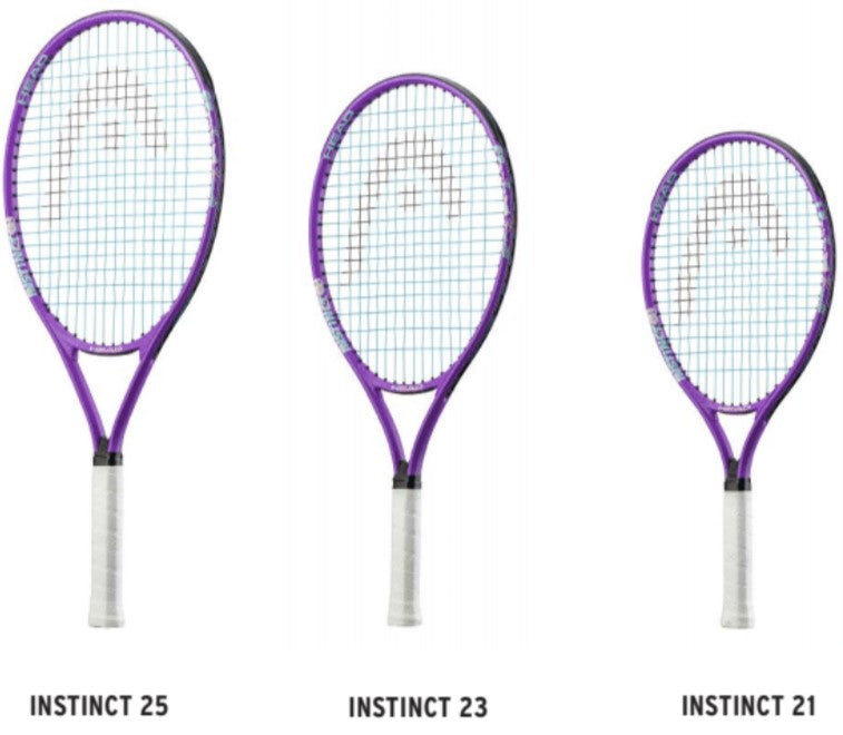 InstinctJr-284251-RDRD-BNDL Head Instinct  Junior Tennis Racquet Bundled w Core 3R Pro Tennis Racquet Bag (Red Dark Red) b