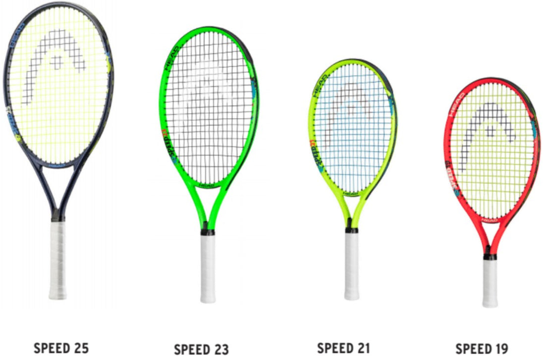 SpeedJr-284251-GRNY Head Speed Junior Tennis Racquet Bundled w Core 3R Pro Tennis Racquet Bag (Grey/Yellow) bHead Speed Junior Racquets All Sizes