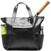 hil28ten Hildebrand Black Leather Tennis Tote