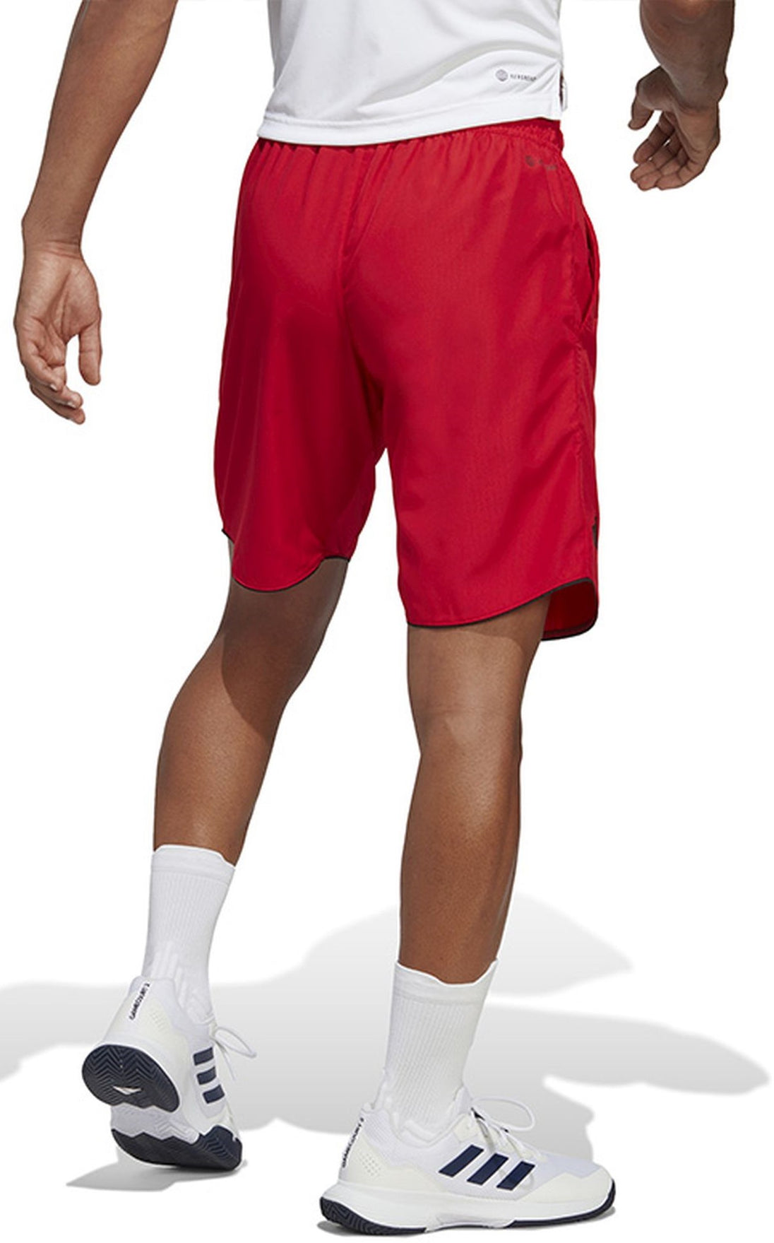 IA0017 Adidas Men's Core Club Tennis Shorts 9 Inch (Better Scarlet)