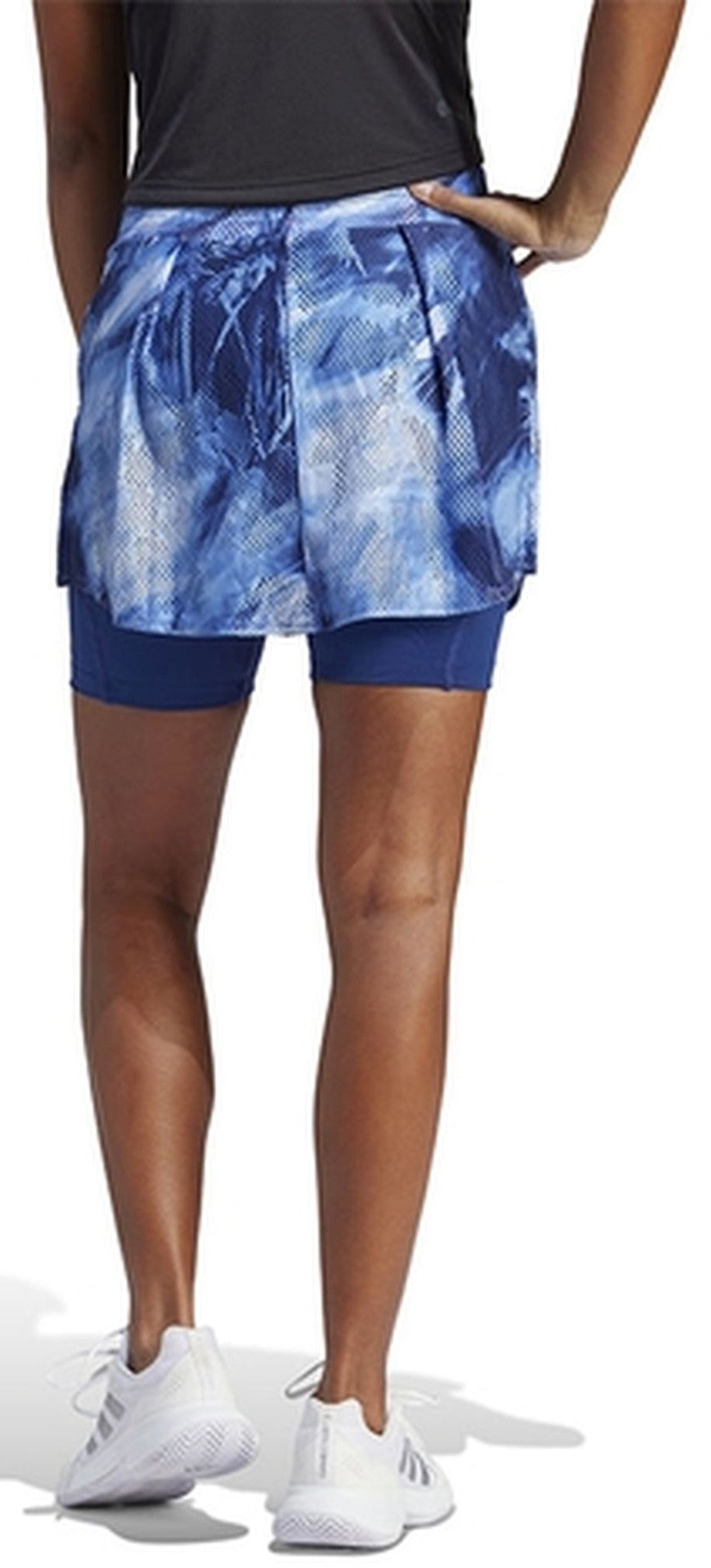 IA5074 Adidas Women's Melbourne Tennis Skirt (Victory Blue)