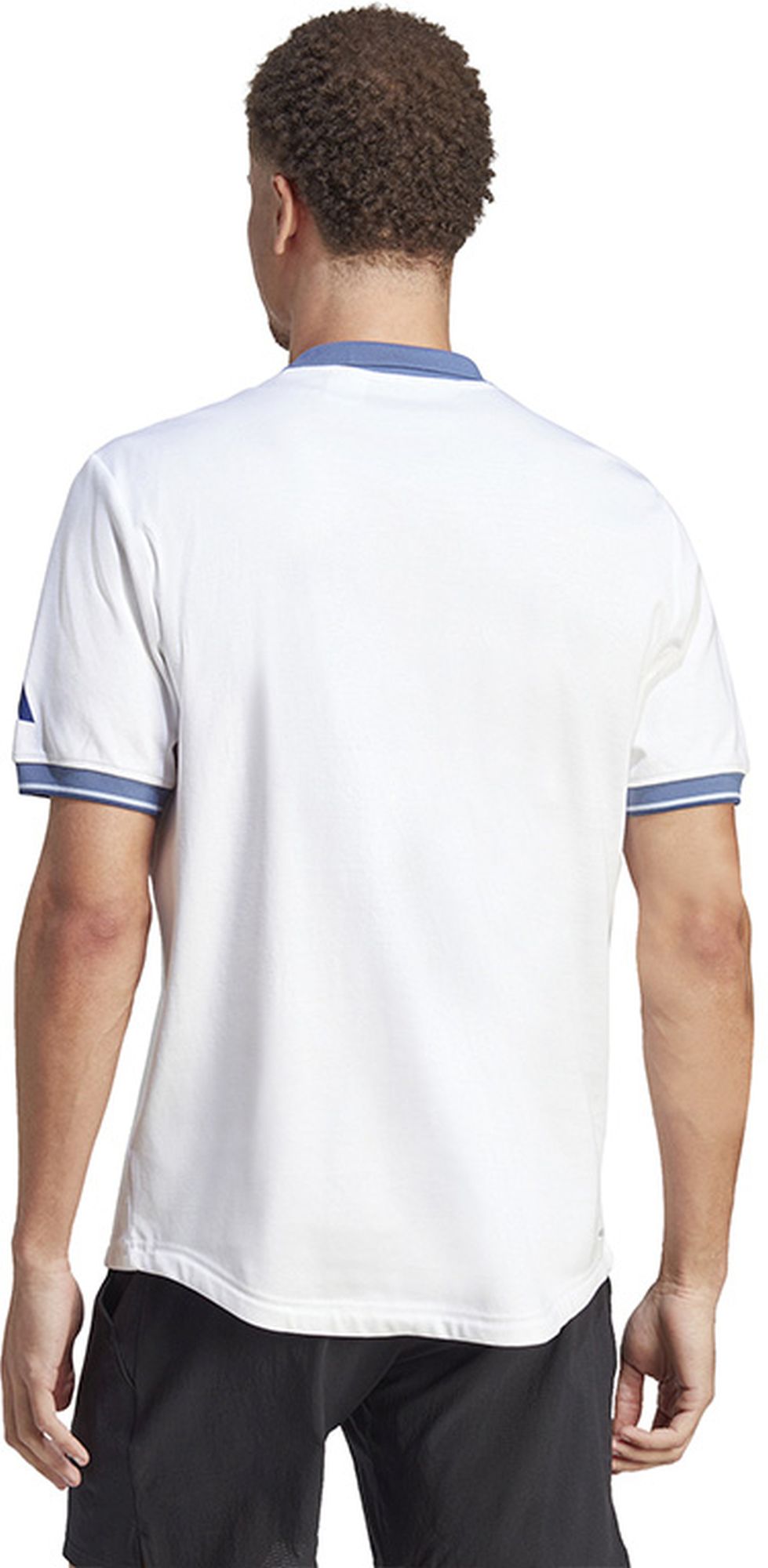 IA7106 Adidas Men's Clubhouse Premium Classic Tennis Polo (White)