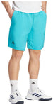 IA9573 Adidas Men’s Club 3 Stripe Tennis Shorts 7 Inch (Lucid Cyan)