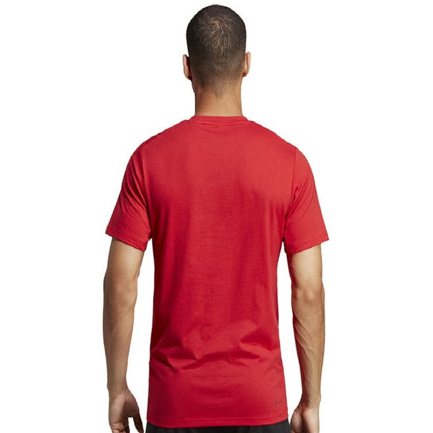 IC7442 Adidas Men's Train Essentials Feelready Tee (Red)