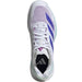 IF9108 Adidas Women's Defiant Speed 2 Tennis Shoes (White/Cobalt Blue/Semi Flash Aqua)